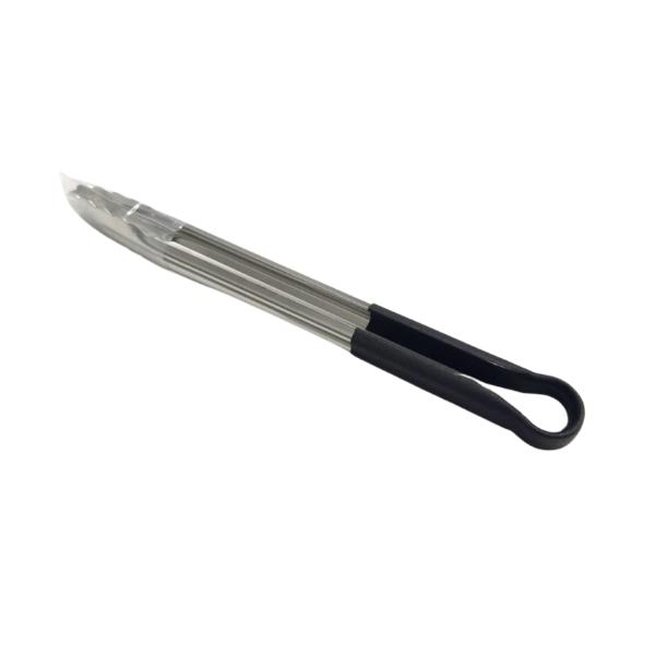 Stainless Steel Tong With Black Silicon Handle - 35cm