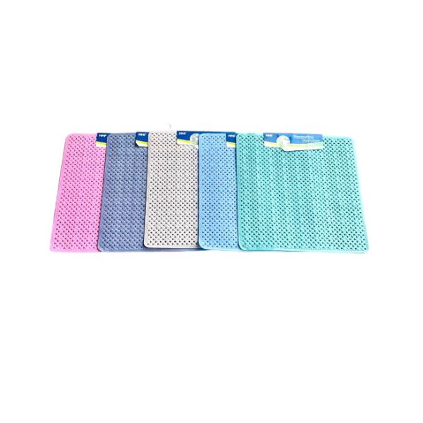 Assorted Colour Non Slip Shower Mat - 53cm x 53cm