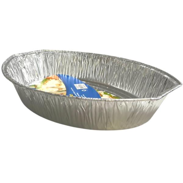 Oval Foil Tray - 46.8cm x 33cm x 8.5cm