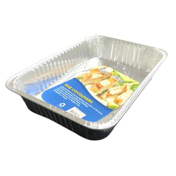 Rectangle Foil Tray - 36.3cm x 27.8cm x 7.5cm