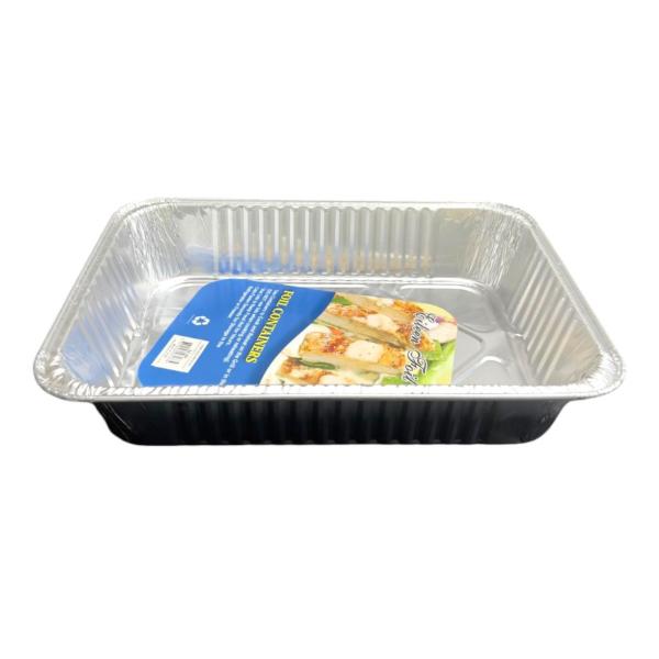 Rectangle Foil Tray - 36.3cm x 27.8cm x 7.5cm