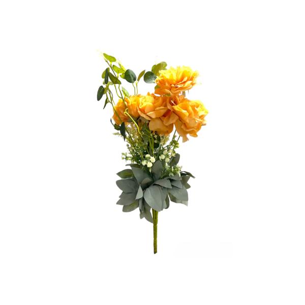 Wild Peony 11 Heads Bouquet - 53cm