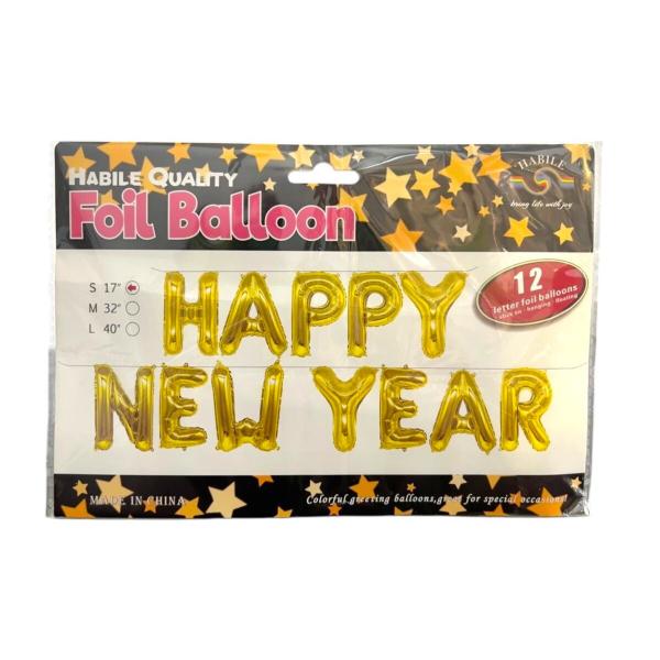 Happy New Year Foil Balloon