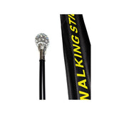 Load image into Gallery viewer, Black Crystal Pimping Walking Stick
