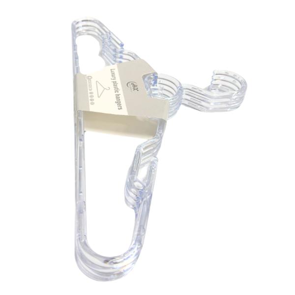 4 Pack Clear Clothes Hanger