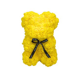 Load image into Gallery viewer, Yellow Rose Bear With Gift Box - 25cm
