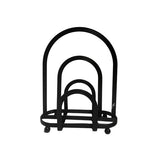 Load image into Gallery viewer, Black Napkn Holder - 16cm x 18cm x 22cm
