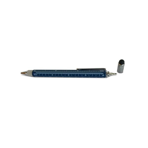 Blue Mens Republic 9 In 1 Function Multi Tool Stylus Pen - 15.5cm