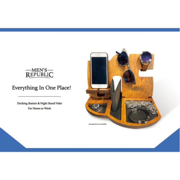 Mens Republic Docking Station & Stand - - 28cm x 18cm x 19cm