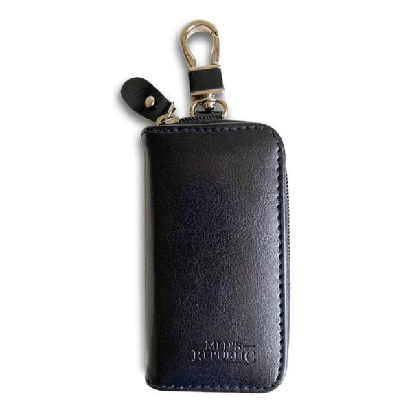 Black Mens Republic Key Ring Holder - 12cm x 6cm x 2.5cm