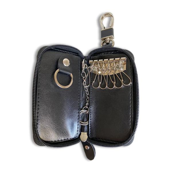 Black Mens Republic Key Ring Holder - 12cm x 6cm x 2.5cm