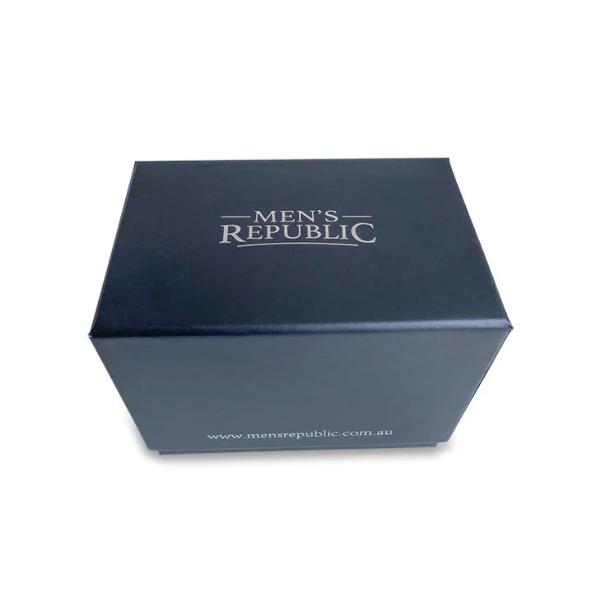 Black Mens Republic Watch Set With 4 Bracelets - 25cm