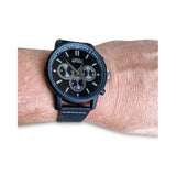Load image into Gallery viewer, Black Mens Republic Watch Set With 4 Bracelets - 25cm
