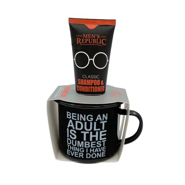 Mens Republic Mug With Cleansing Kit