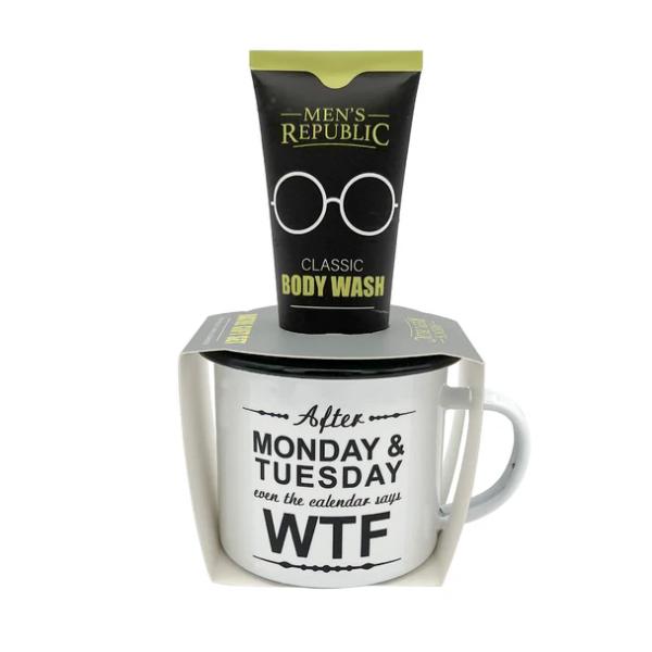 Mens Republic Mug With Cleansing Kit