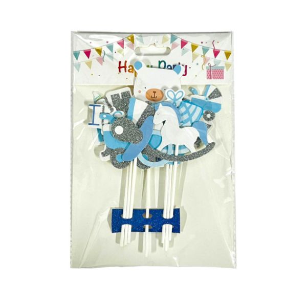 Its A Girl Or Its A Boy Rocking Horse Cake Toppers