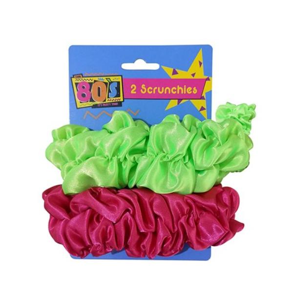 2 Pack 80s Scrunchies
