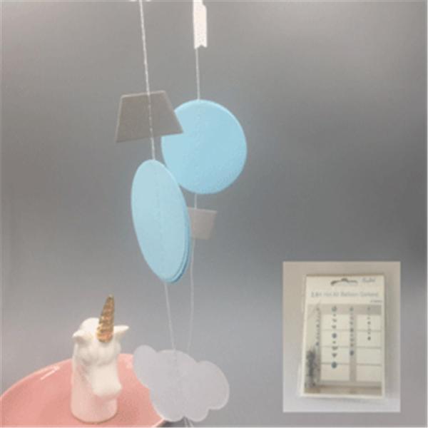 Luxe Blue Hot Air Balloon Garland - 250cm