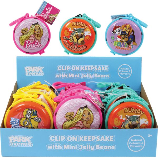 Clip On Keepsake With Mini Jelly Beans