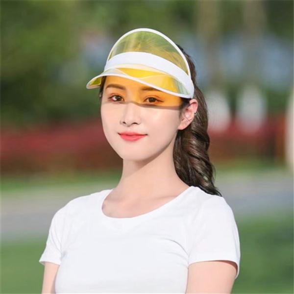 Yellow Sun Visor Party Hat
