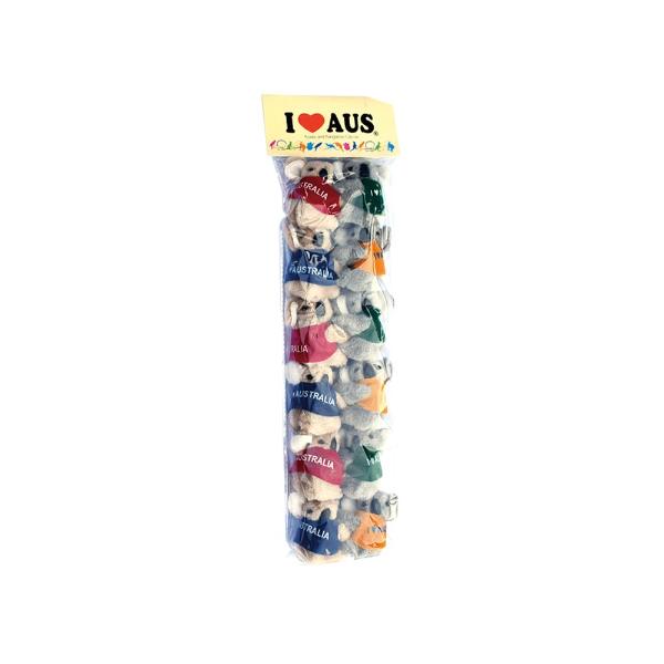 12 Pack Koala With Vest Clip On