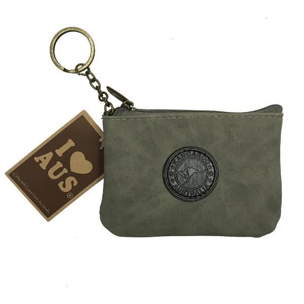 Small Grey Outback Style Coin Bag