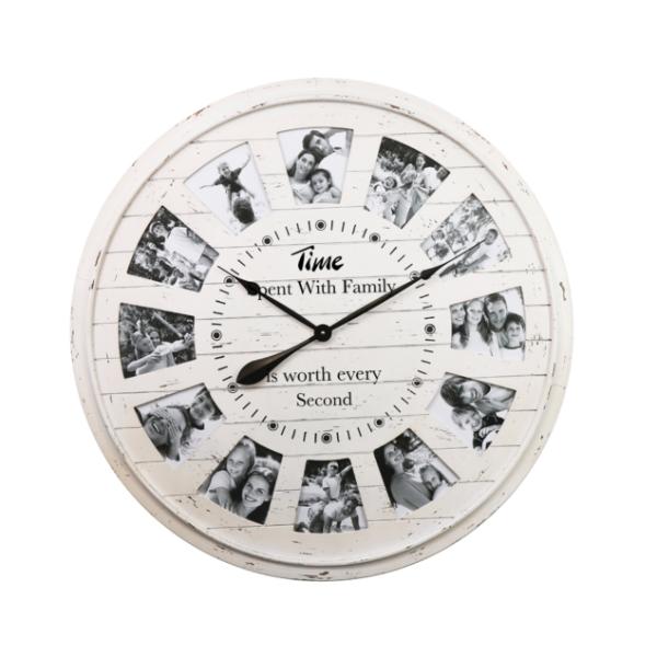 Extra Large Wall Clock & Picture Frame - 80cm