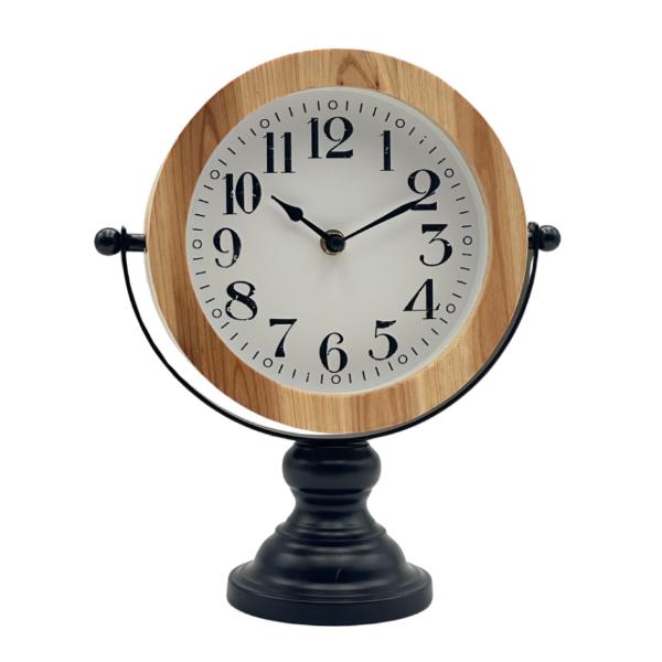 Wooden Table Clock - 24.5cm x 30cm x 11cm