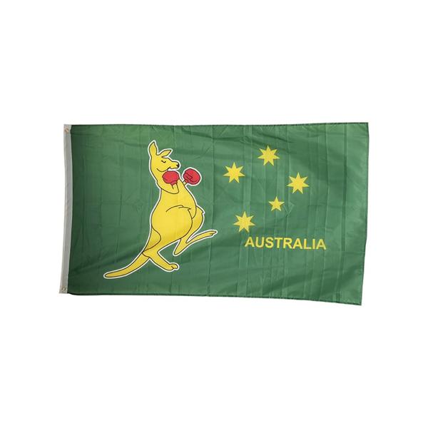 Boxing Kangaroo Flag - 90cm x 150cm