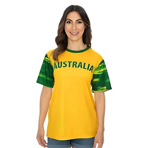 Women Green & Gold Australia T shirt - Assorted Sizes