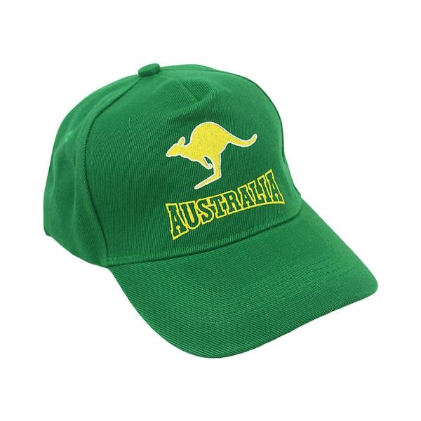 Green & Gold Kangaroo Cap