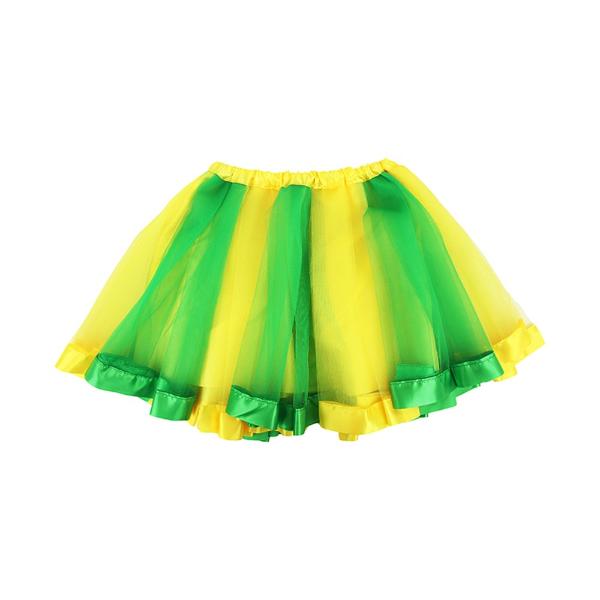 Polyester Green & Gold 3 Layer Tutu