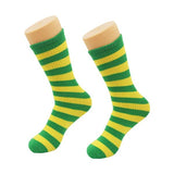 Load image into Gallery viewer, Green &amp; Gold Knee High Socks
