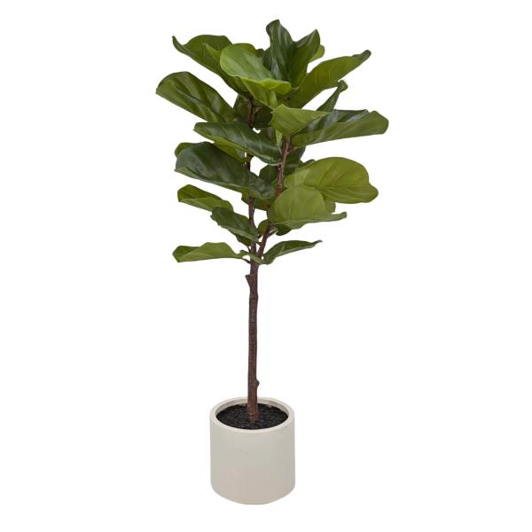 Artificial Real Touch Fiddle Leaf Tree - 130cm | The Base Warehouse