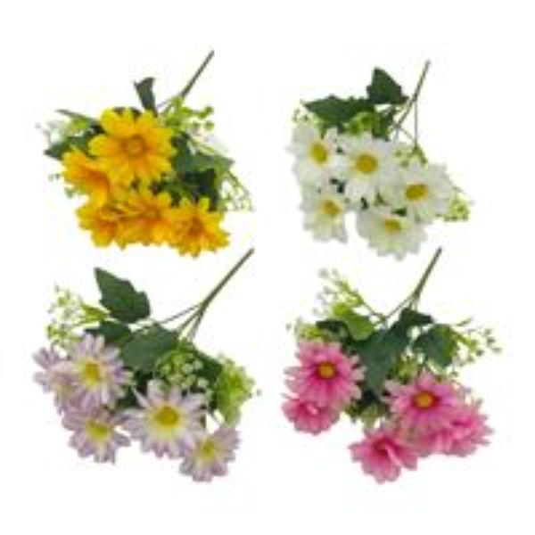Daisy Flower Bunch 30cm - Assorted