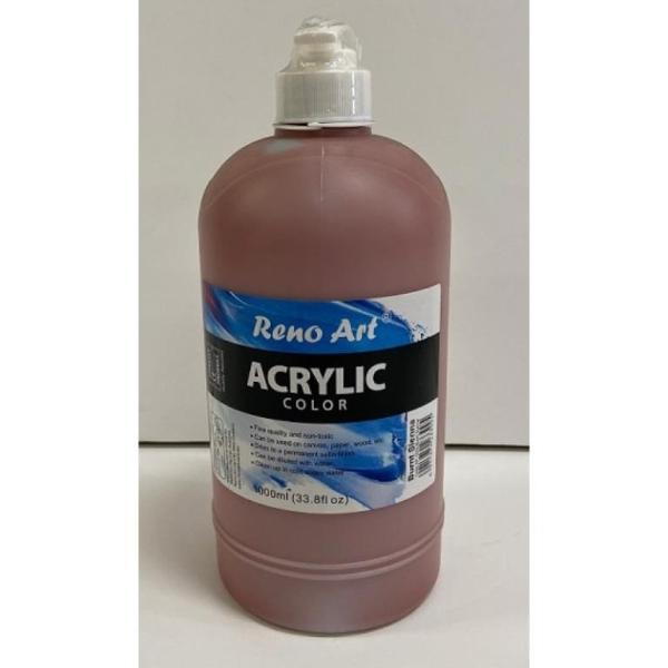 Burnt Sienna Acrylic Paint With Pump - 1L