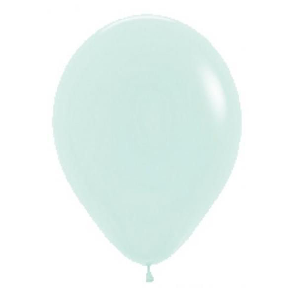 25 Pack Sempertex Matte Pastel Green Fashion Balloon - 30cm