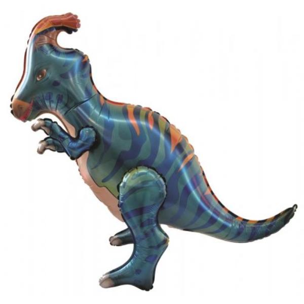 Standing Airz Parasaurolophus Shape Foil Balloon - 79cm x 72cm x 37cm