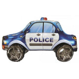 Load image into Gallery viewer, Standing Airz Police Car Shape Foil Balloon - 45cm x 88cm x 39cm
