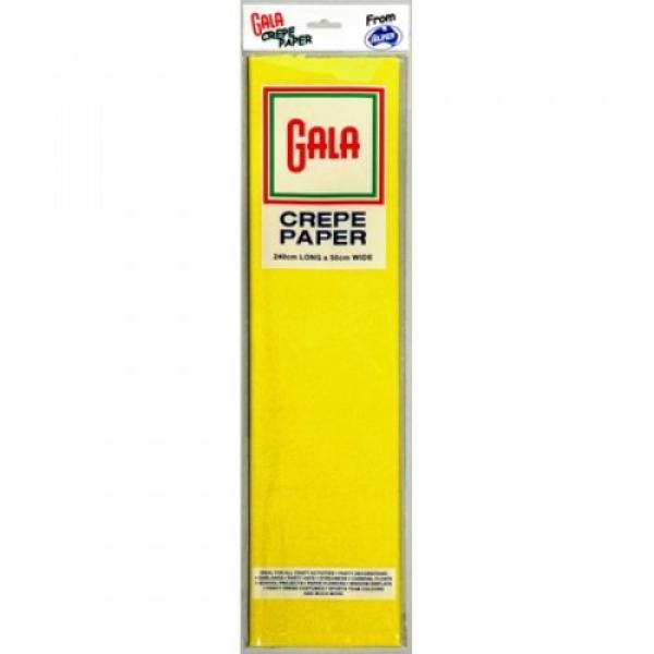 Canary Yellow Gala Crepe Paper