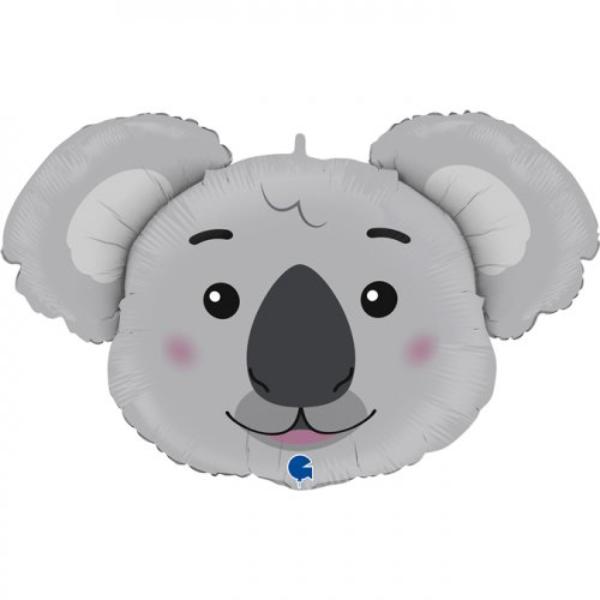 Koala Head Shape Foil Balloon - 93cm