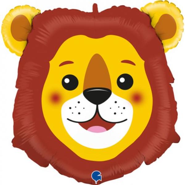 Lion Head Shape Foil Balloon - 73cm