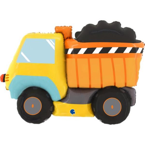 Dumper Truck Shape Foil Balloon - 111cm