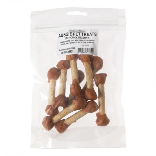 Chicken Jerky Dumbbells - 90g