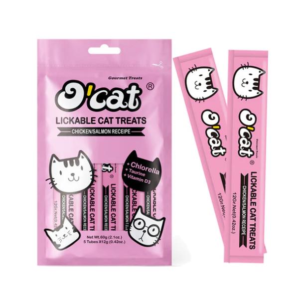 Creamy Salmon Flavour Cat Treats - 60g