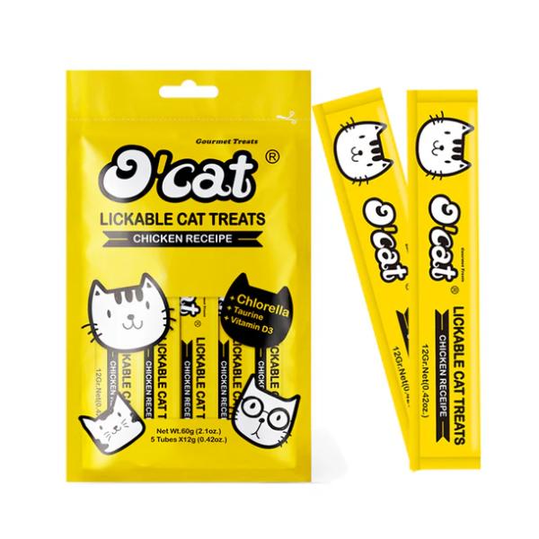 Creamy Chicken Flavour Cat Treats - 60g