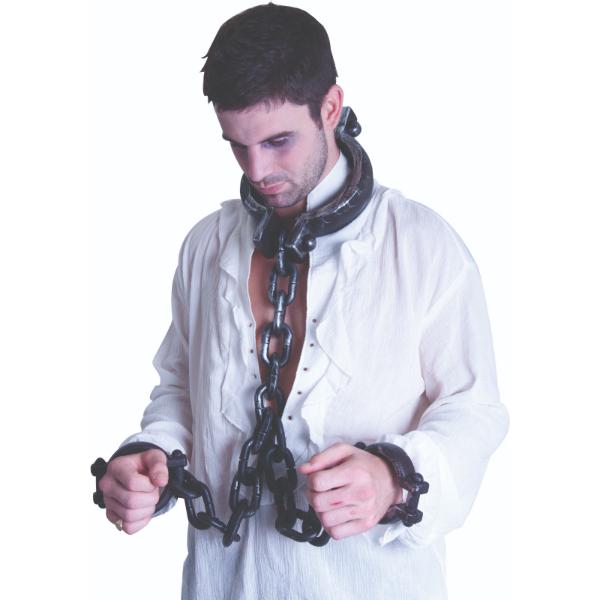 Adult Jumbo Neck & Hand Shackles