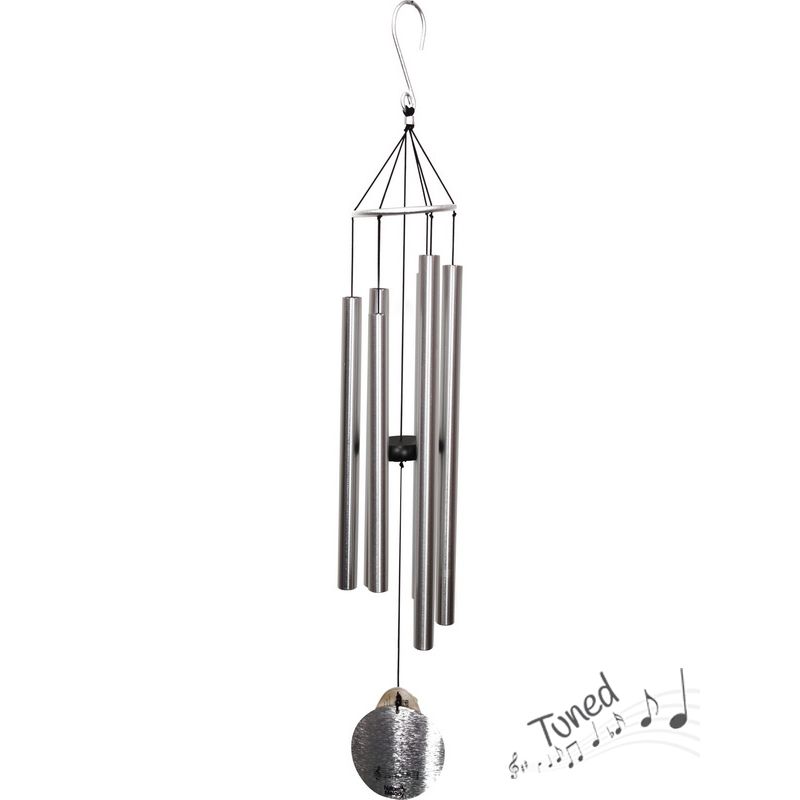 Silver Natures Melody Tuned Wind Chime - 100cm