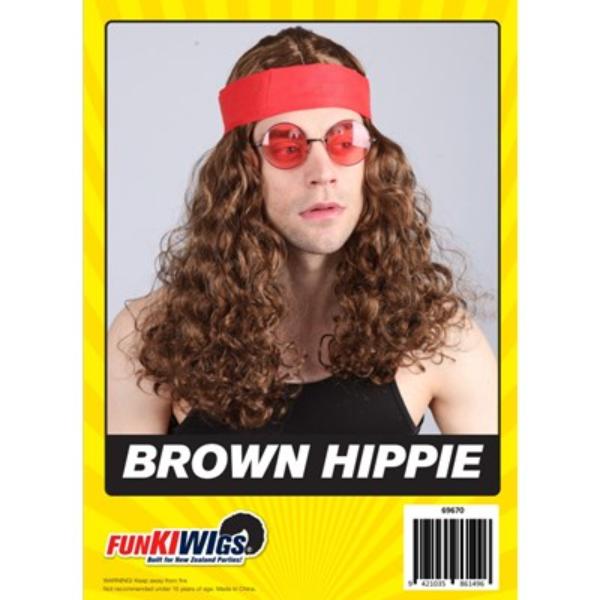 Brown Hippie Wig