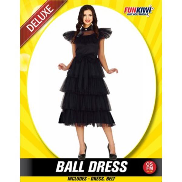 Adults Black Ball Dress Costume